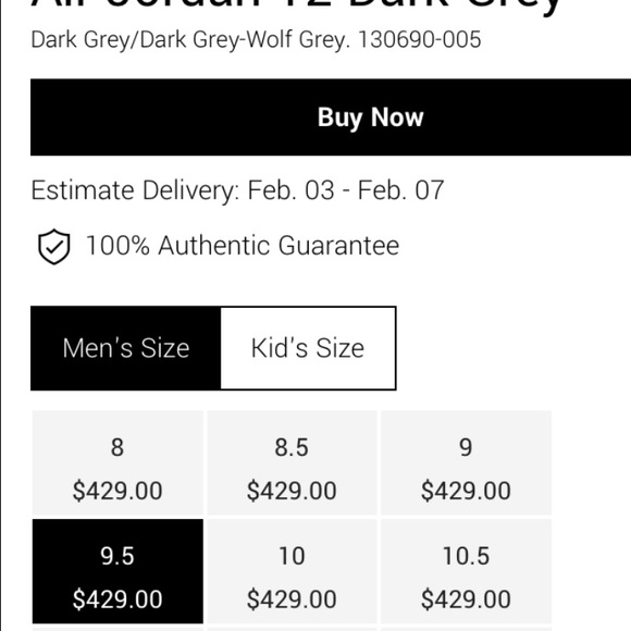 Jordan 12 - Picture 7 of 8